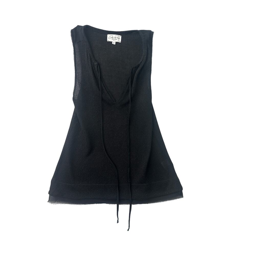 Feel The Piece by Terre Jacobs Black Tank Top • XS/S • Sleek & Versatile